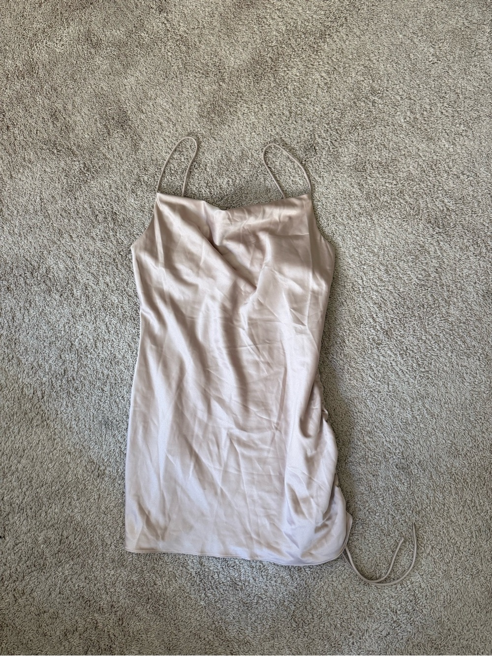 Topshop Blush Pink Mini Slip Dress